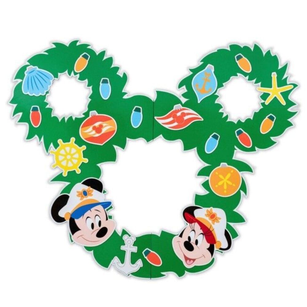 Disney Cruise Line Holiday Stateroom Wreath DCL Exclusive Magnet Christmas New